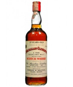 Vendita online Whisky The MacAllan Glenlivet 25 anni Gordon & Macphail 0,70 lt.