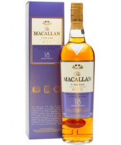 Vendita online Whisky The MacAllan Fine Oak Triple Cask Matured 18 0,70 lt.