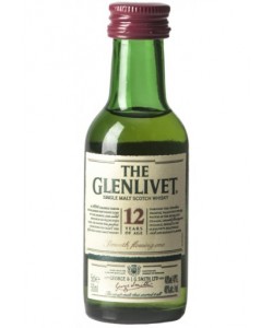 Vendita online Whisky Glenlivet 12 anni Single Malt Mignon  0,05 cl.