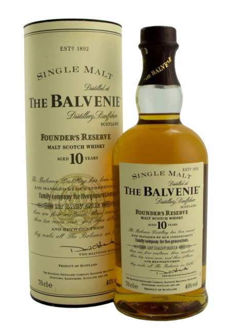 Scotch Whisky The Balvenie 10 Years Old Single Malt Founder Reserve