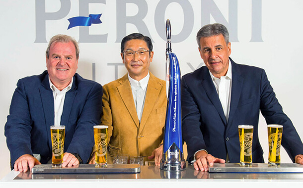 Birra Peroni l'asse Italia-Giappone
