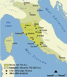 Cartografia della Civiltà Etrusca