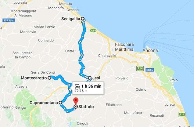 Itinerario strada del Verdicchio
