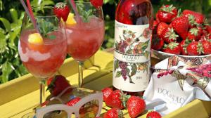 cocktail dell&#039;estate del 2017 a base di vino rosato