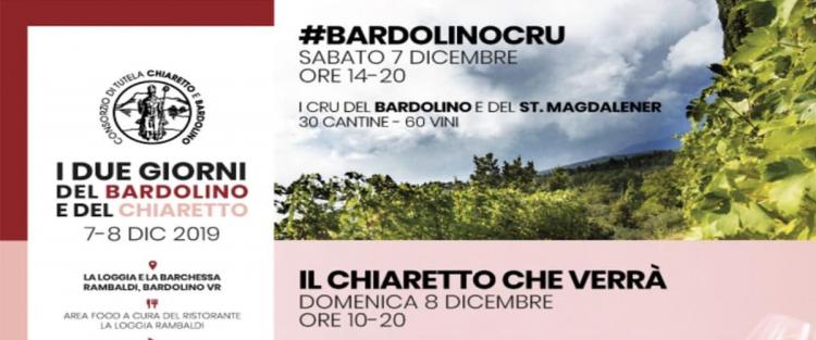  I due giorni del Bardolino e del Chiaretto: dal 7 all'8 dicembre 2019